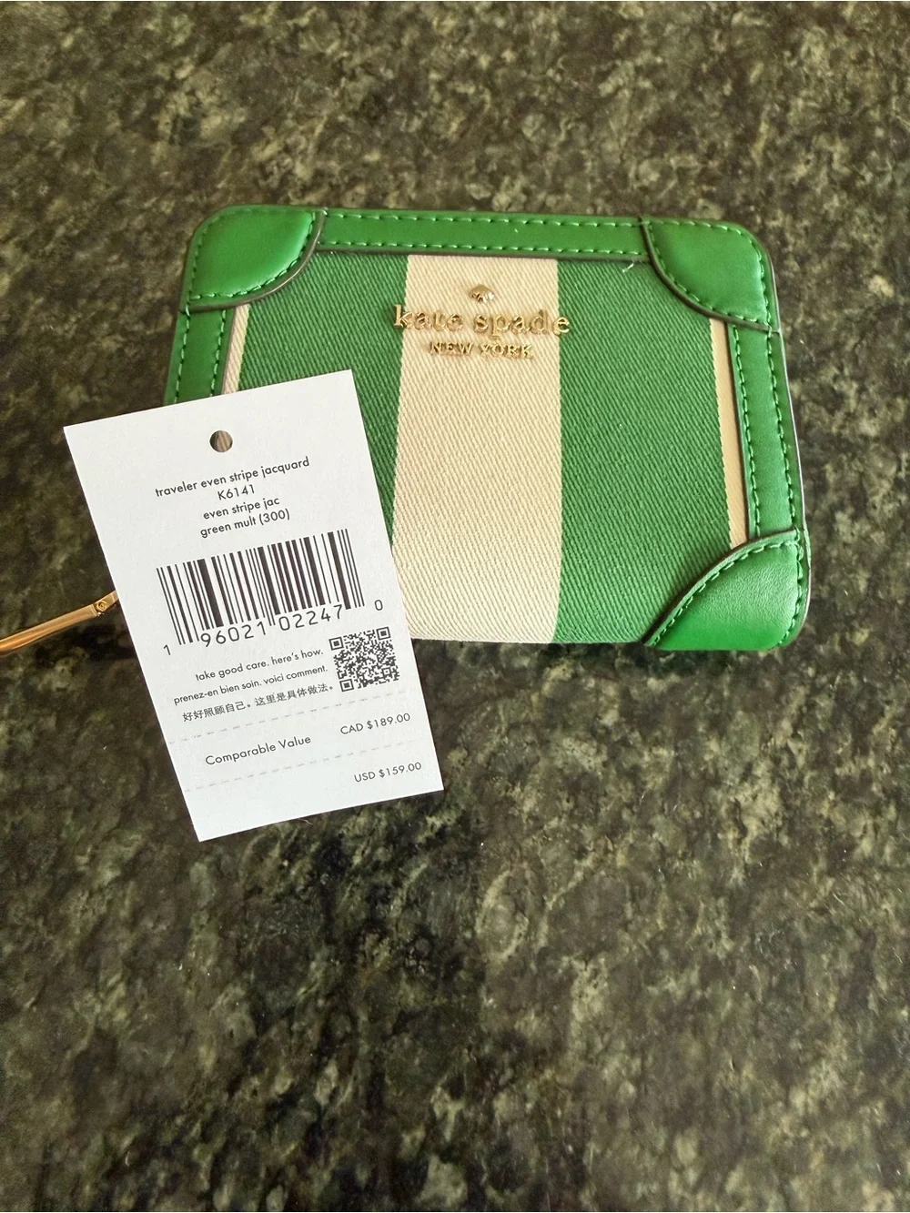 kate spade compact zip